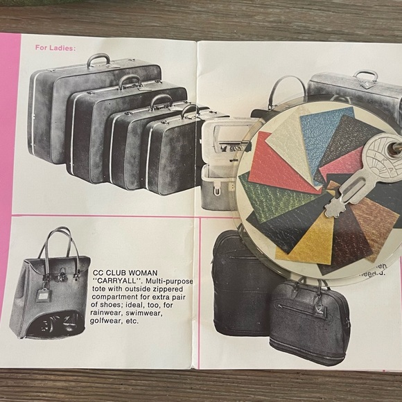 💚 Vintage 70’s Locking Carry On Floral Green - Picture 7 of 7